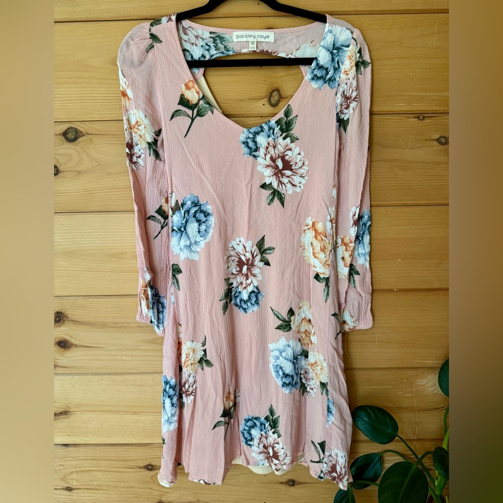 Paisley Raye Long Sleeve Floral Dress